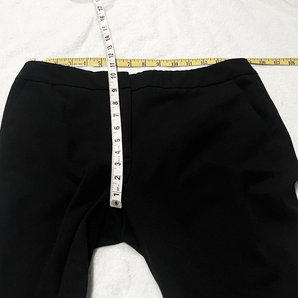 White House Black Market Slim Bootcut Mid Rise Solid Black Dress Pants Size 8 - Picture 5 of 8